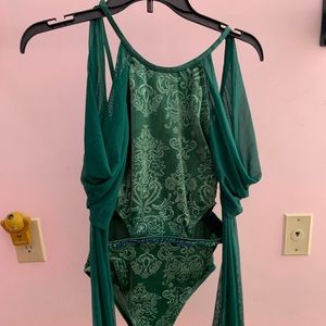 Green face one peice child large from Weissman